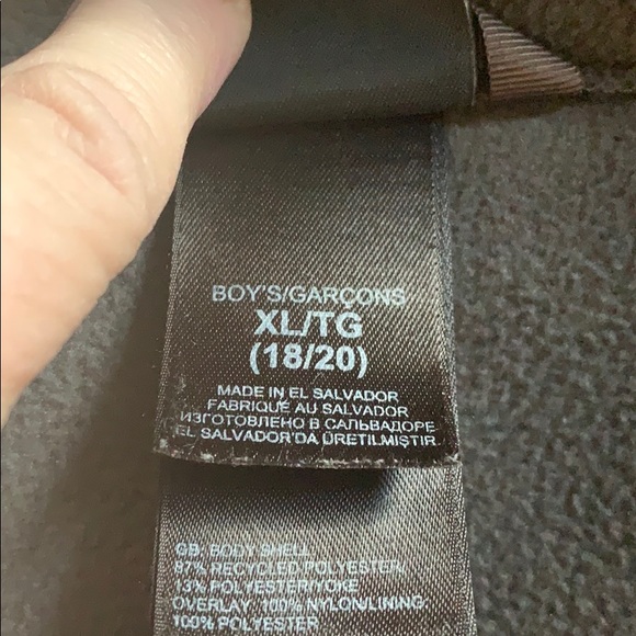 North Face Fleece Jacket Boys 18/20 - Picture 3 of 3